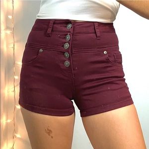 ❌SOLD❌ Delia’s Maroon Shorts
